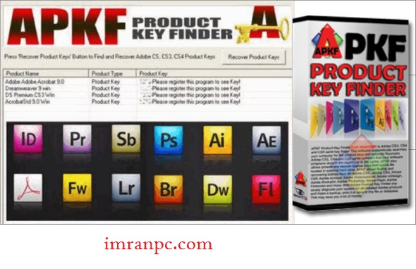 APKF Adobe Product Key Finder Crack